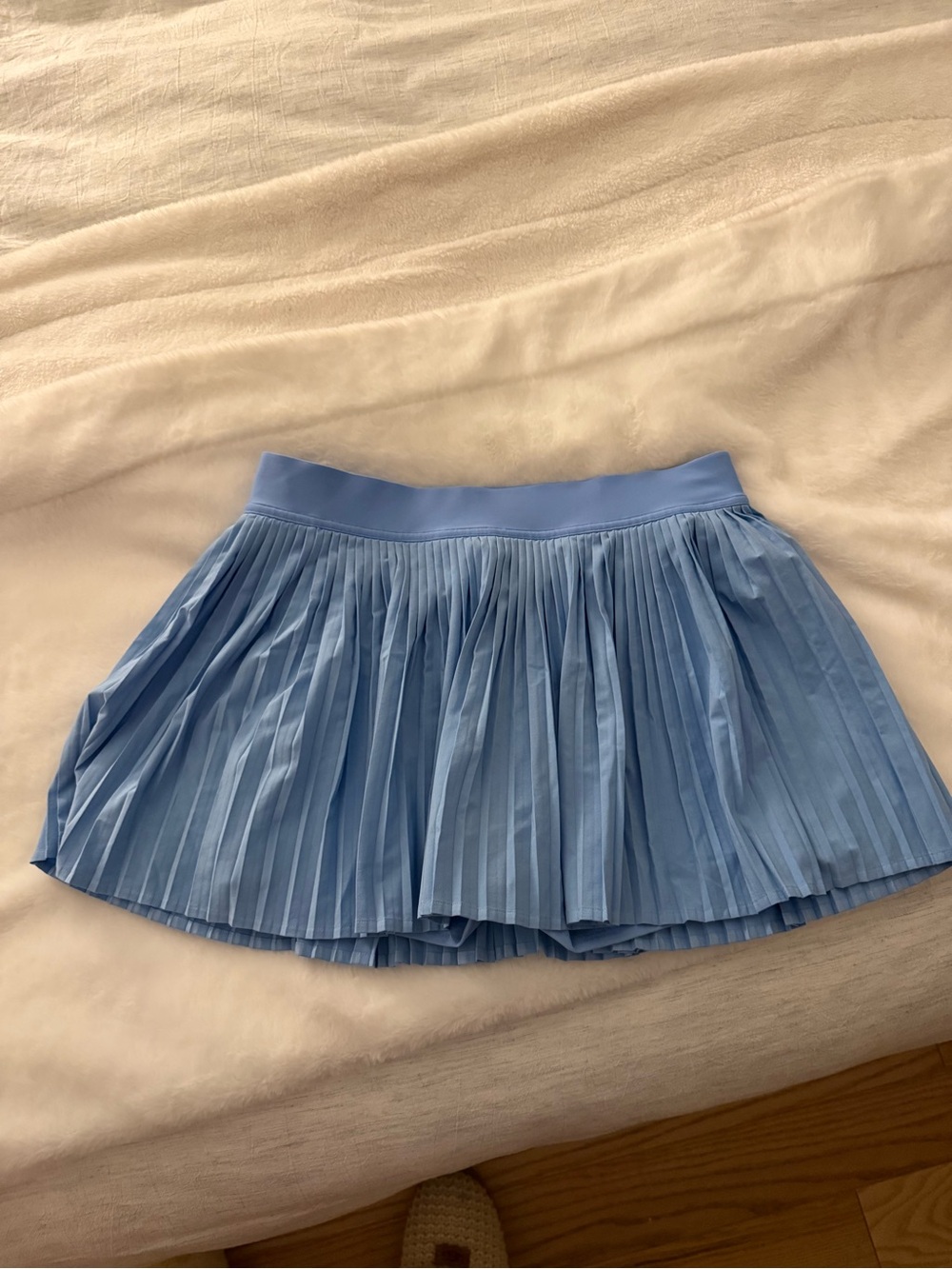 Pleated Light Blue Women’s Tennis Skirt
